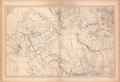 Geologische en geografische atlas van Colorado en delen van aangrenzend gebied door Geological And Geographical Survey Of The Territories