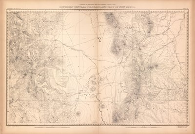 Geologische en geografische atlas van Colorado en delen van aangrenzend gebied door Geological And Geographical Survey Of The Territories