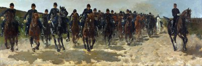 Cavalerie door Georg Hendrik Breitner