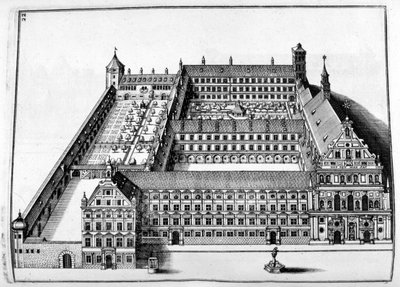 Ontwerp voor een Kasteel door Georg Andreas Bockler