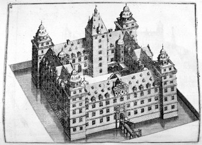 Kasteelontwerp door Georg Andreas Bockler