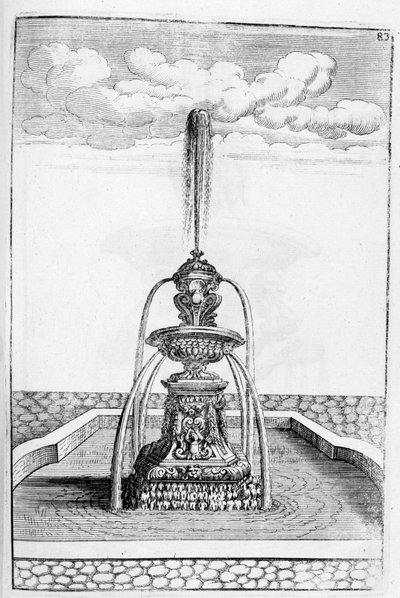 Fonteinontwerp, 1664 door Georg Andreas Bockler