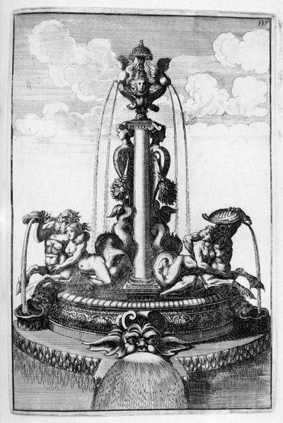 Fonteinontwerp, 1664 door Georg Andreas Bockler