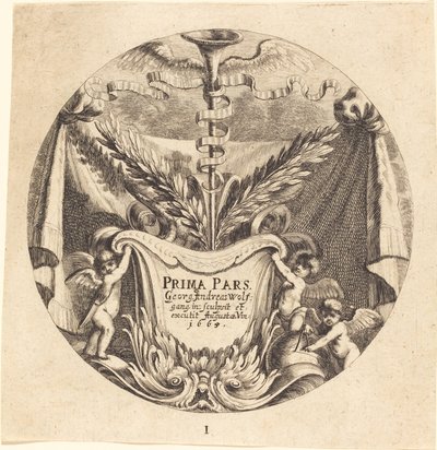 Titelpagina door Georg Andreas Wolfgang the Elder