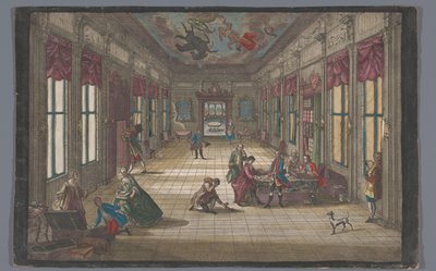 De verloren zoon ontvangt zijn erfdeel door Georg Balthasar Probst (possibly)