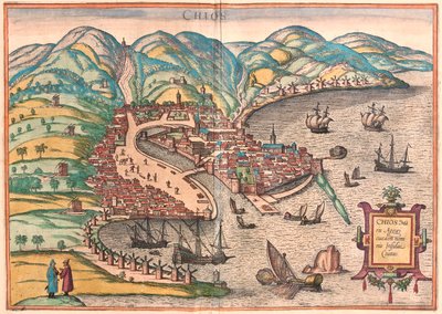 Chios, Griekenland - in 