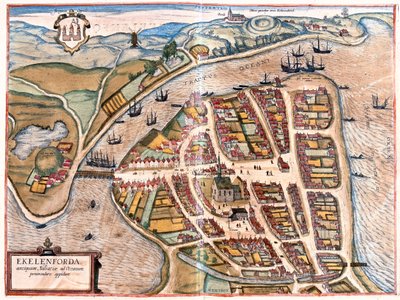 Eckernforde, Duitsland - in 