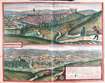 Eisenstadtt, Duitsland - Mannersdorf, Oostenrijk - in 
