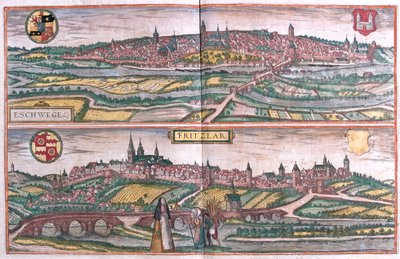 Eschwege en Fritzlar, Duitsland- in 