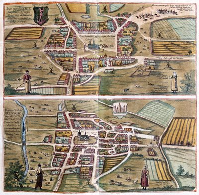 Heide en Meldorf, Duitsland - in 
