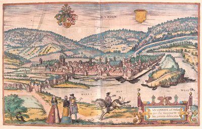 Munden, Hanoversch, Duitsland - in 