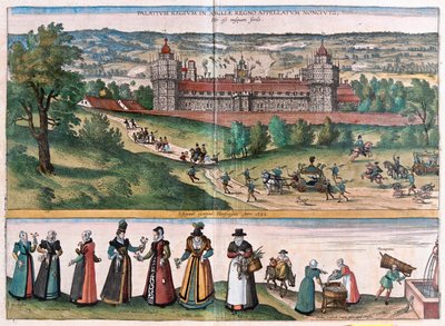 Nonsuch (paleis in Surrey), Engeland - in 