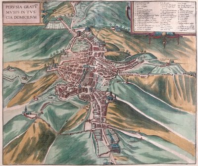 Perugia, Italië - in 