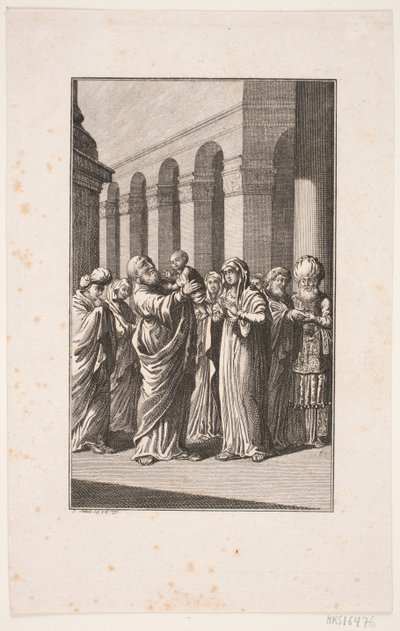 De Presentatie in de Tempel door Georg Christian Schule