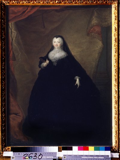 Portret van Elisabeth Petrovna, keizerin van Rusland door Georg Christoph Grooth