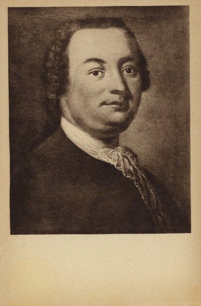 Johann Christian Bach, Duitse componist van de Klassieke periode (1735-1782) door Georg David Matthieu