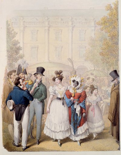 Het Palais Royal door Georg Emanuel Opitz
