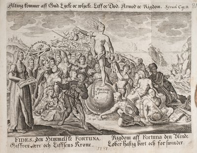Fortuna de blinde door Georg Fahrenholtz
