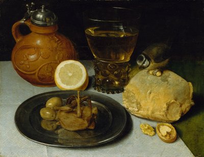 Stilleven, waarschijnlijk ca. 1625-30 door Georg Flegel