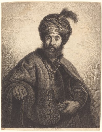 De Pers door Georg Friedrich Schmidt after Rembrandt van Rijn