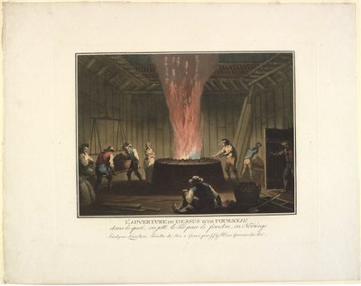 De opening van de bovenkant van een fornuis door Georg Haas