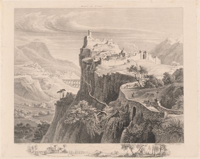 Ovindoli in de Abruzzen door Georg Heinrich Busse