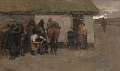 De smid, ca. 1881-84 door Georg Hendrik Breitner
