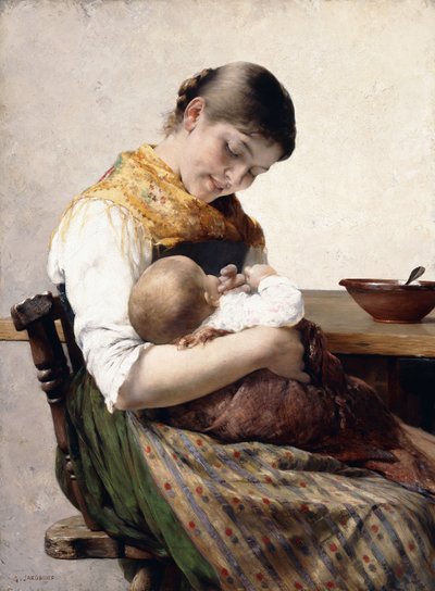 Moeder en Kind door Georg Jacobides