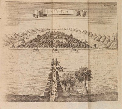 Beijing. Reisverslag van een ambassade naar Beijing georganiseerd door Tsaar Peter I de Grote, 1719 door Georg Johann Unverzagt