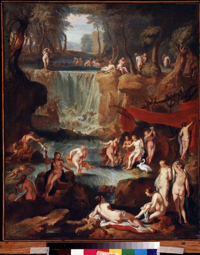 Diana en Actaeon door Georg Kaspar von Prenner
