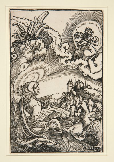 St. Johannes op Patmos door Georg Lemberger