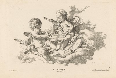 Muziek (Livre des Arts) door Georg Leopold Hertel