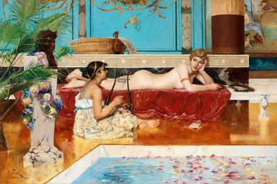 De Romeinse baden, 1882 door Georg Pauli