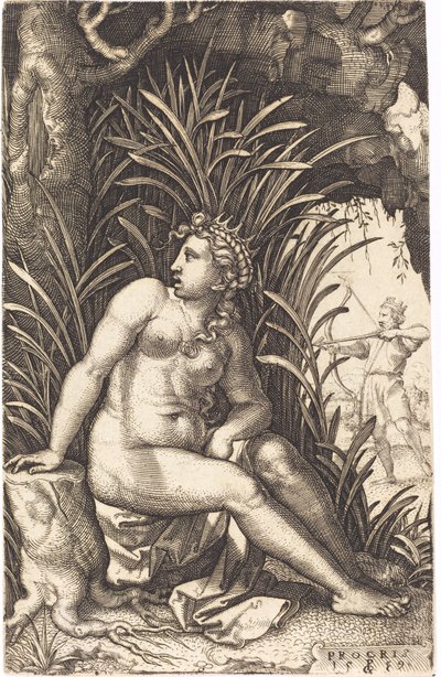 Procris door Georg Pencz