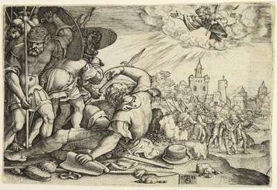 De Bekering van St. Paulus door Georg Pencz