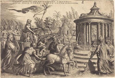De Triomf van Kuisheid door Georg Pencz