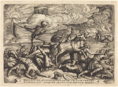 De Triomf van de Dood door Georg Pencz