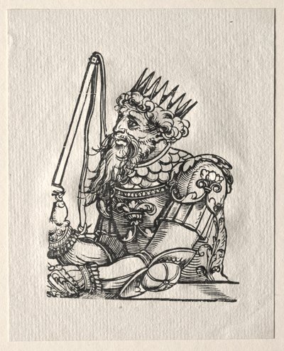 Tirannen van het Oude Testament: Nebukadnezar door Georg Pencz