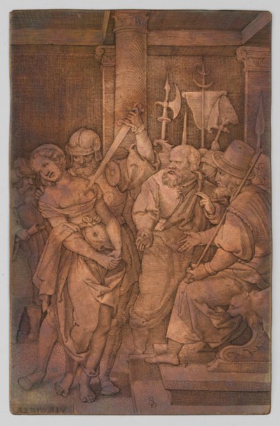 Virginia von ihrem Vater getötet door Georg Pencz