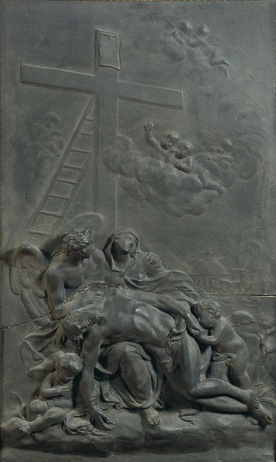 Rouw om Christus door Georg Raphael Donner