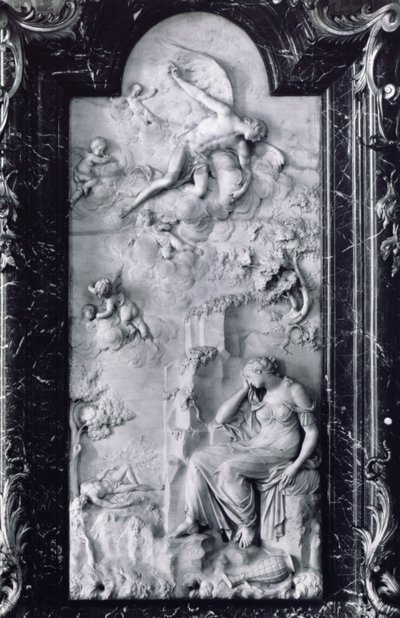 Hagar in de Wildernis door Georg Raphael Donner