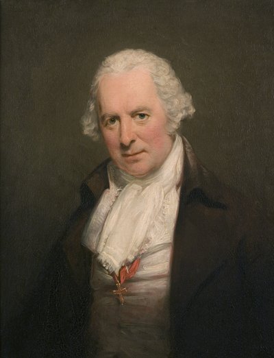 Portret van de tandarts Bartholomew Ruspini door Georg Romney