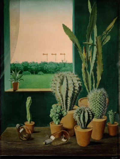 Cactussen en semafoor door Georg Scholz
