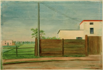 Huizen in Pasing door Georg Schrimpf
