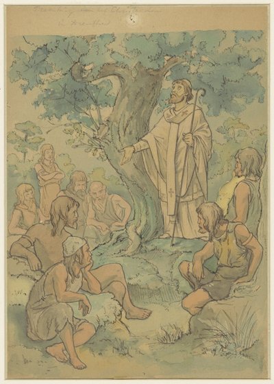 Prediking van het Christendom in Drenthe door Georg Sturm