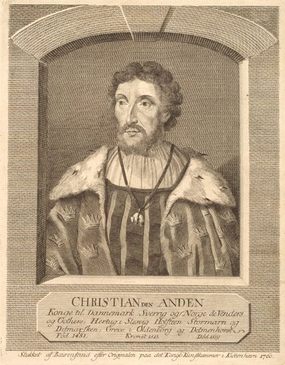 Christian II door Georg Vilhelm Baurenfeind