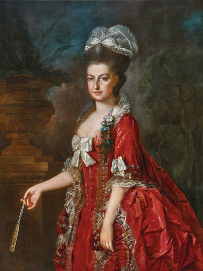 Johann Georg Weikert Portret van Maria Christine van Oostenrijk 1778 door Georg Weikert