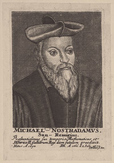 Michel de Nostredame 1503-1566 door Georg Wolfgang Knorr