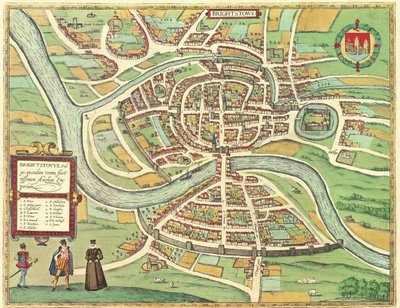  door Georg and Hogenberg Franz (1535-90) Braun