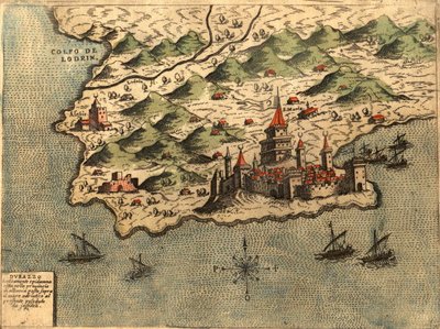 Dalmatië door Georg and Hogenberg Franz (1535 90) Braun
